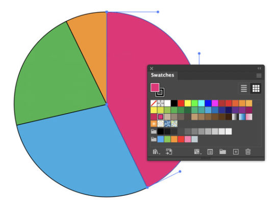 How To Resize A Pie Chart In Illustrator