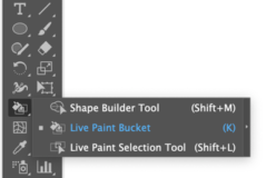 Live Paint in Illustrator