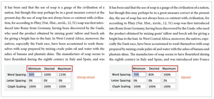 10 Point Image Spacing Indesign Spacing Type in InDesign
