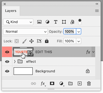 Photoshop layers panel smart object