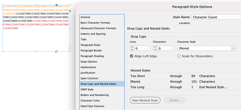 Word character count nested fig 8