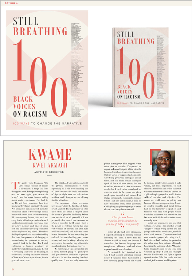 cover and interior page designs from Still Breathing