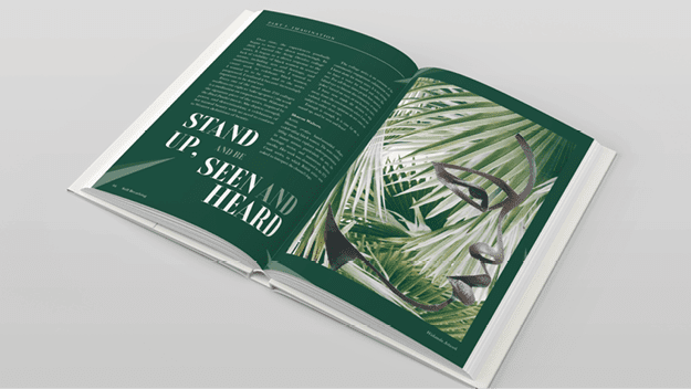 interior page spread of Still Breathing