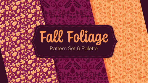 Illustrator downloadable Fall Foliage