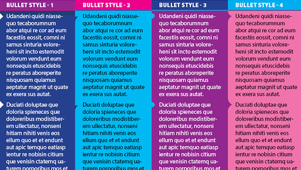 Change bullet style indesign