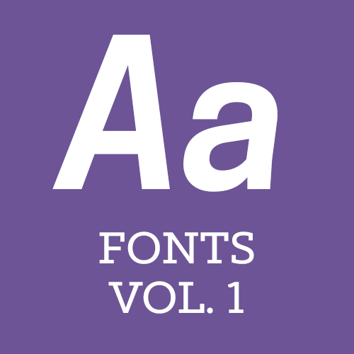 Fonts Vol 1