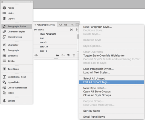 Encoding In Interdesign Building Accessible EPUBs with InDesign