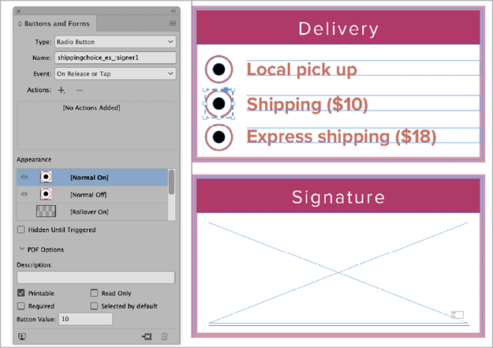 Making Forms with InDesign and Acrobat Sign