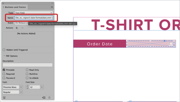 Making Forms with InDesign and Acrobat Sign