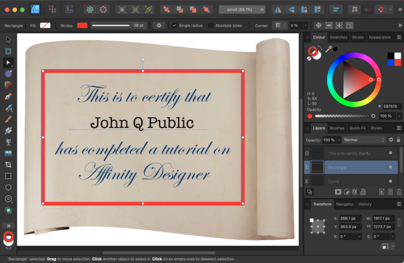 Warping Artwork in Affinity Designer CreativePro Network