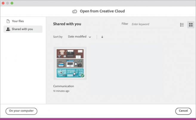 Collaborating Using Adobe Cloud Documents