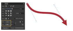 Working with Strokes in Affinity Designer
