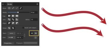Working with Strokes in Affinity Designer