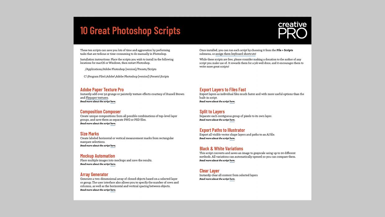 photoshop scripts download