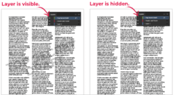 Using Layers in InDesign