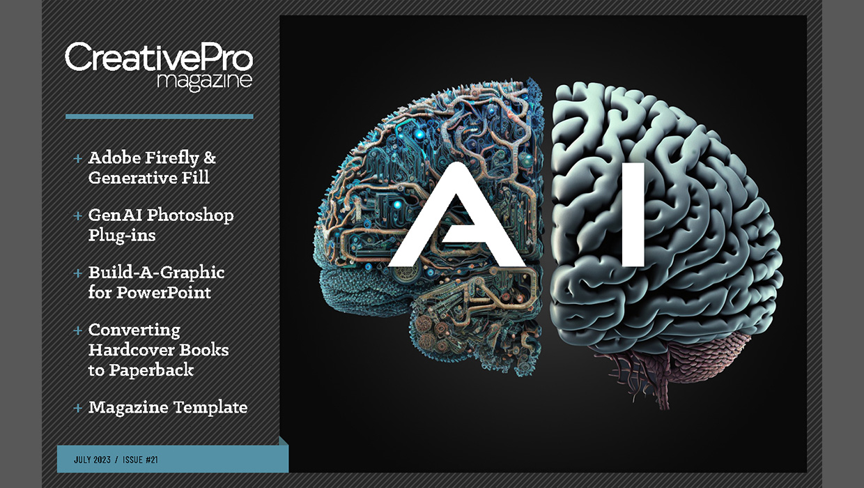 Cover of CreativePro Magazine Issue 21: Generative AI