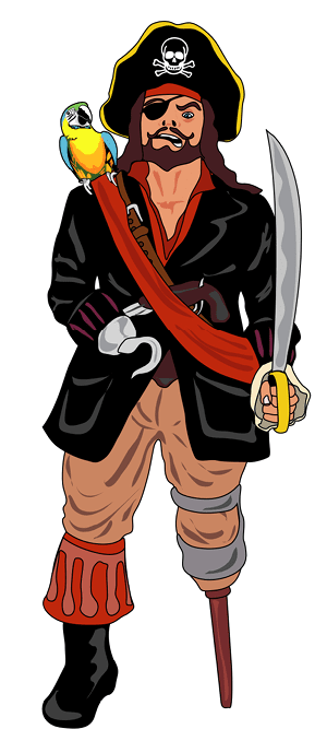 Figure 12. My drawing of a pirate… 