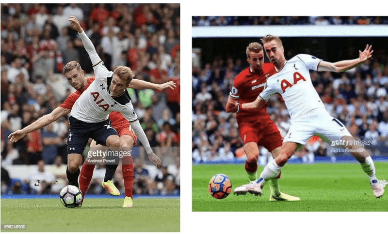 Figure 33. Evidence from the Getty Images lawsuit against Stable Diffusion: The original Getty image (left) is reworked by Stable Diffusion (right), but the watermark is also retained.