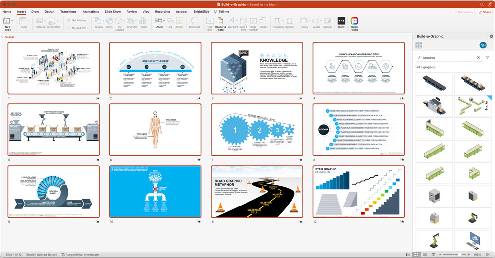 Figure 4. Just a few of the 1,400+ search results for process