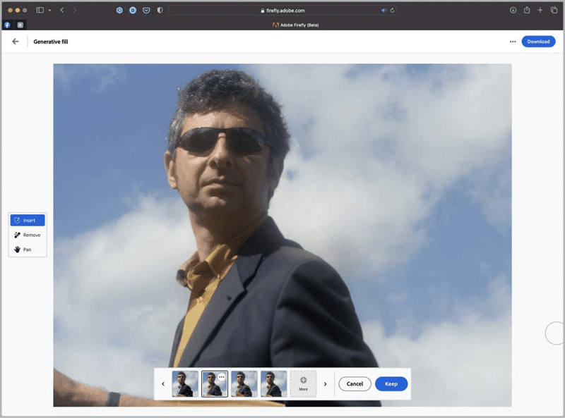 Figure 8. A convincing business suit, with appropriate shadows