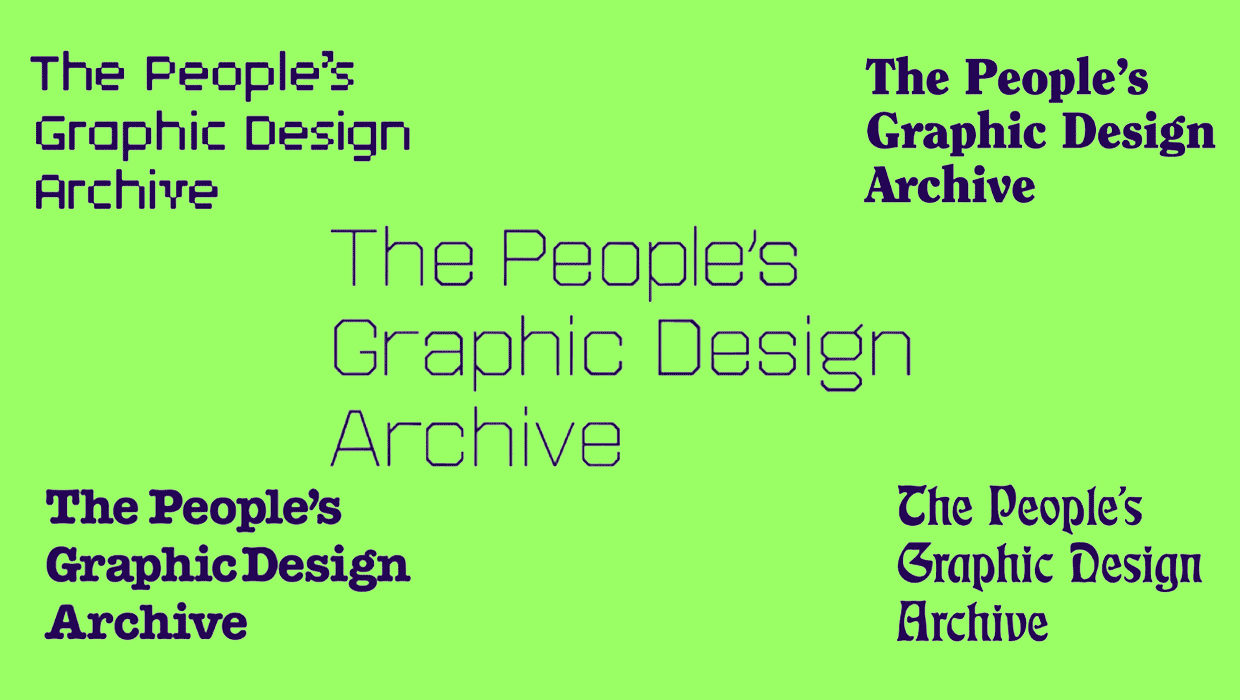 peoples graphic design archive