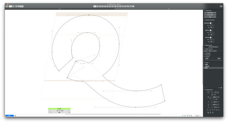 Qualion font outlines