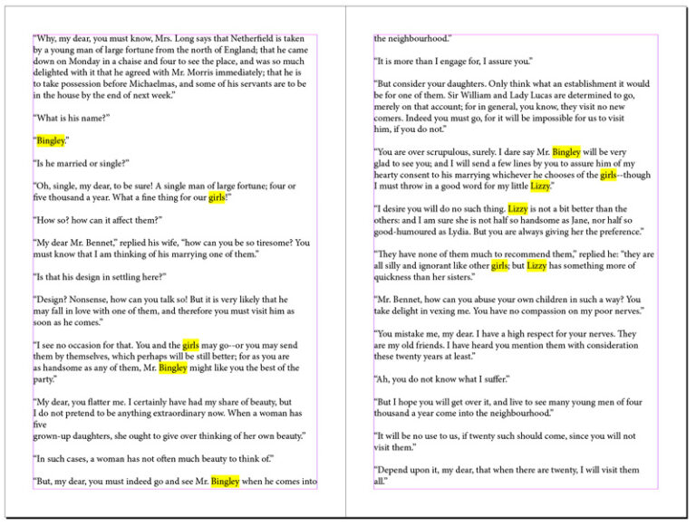 A Script to Flag Certain Words in InDesign