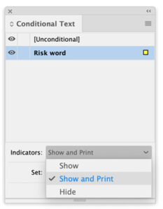 Conditional Text Tutorial In Indesign A Script to Flag Certain Words in InDesign