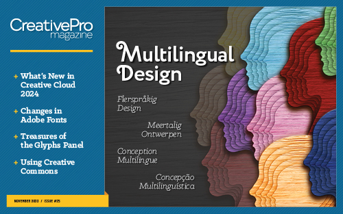 Cover of CreativePro Magazine Issue 25: Multilingual Design