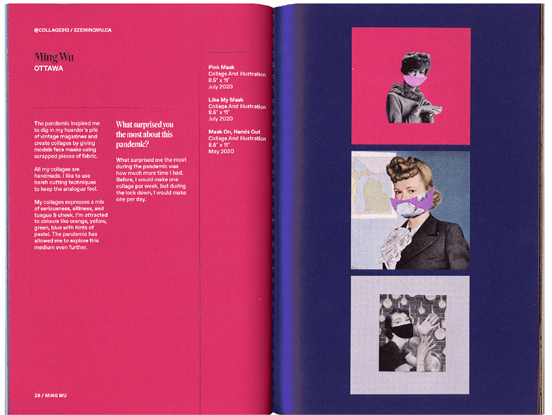 Figure 4. A spread from Quarant-zine is a sign of the times.