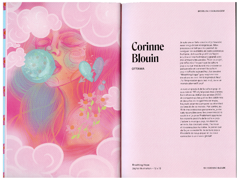 Figure 6. From the beginning, the zine was open to both French and English submissions, to reflect Ottawa’s bilingual community.