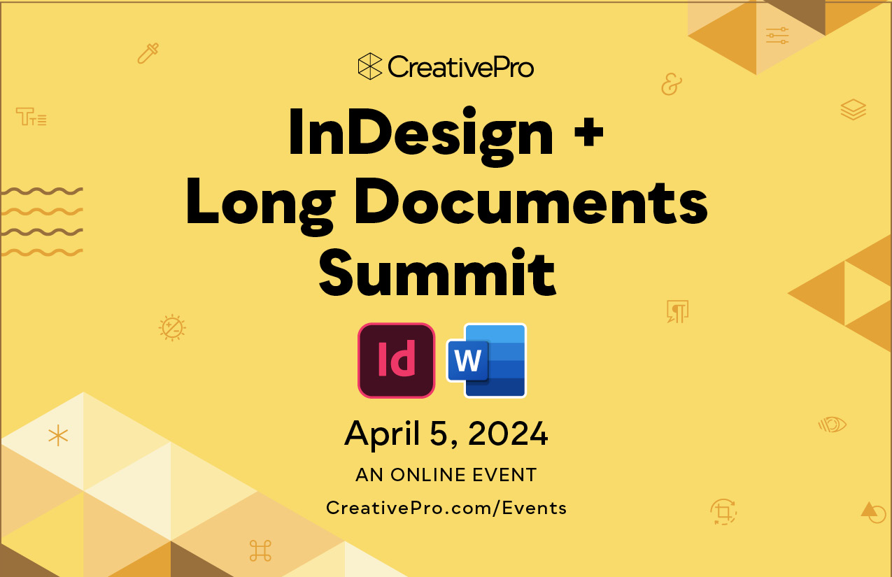 The InDesign + Long Documents Summit 2024 Brochure