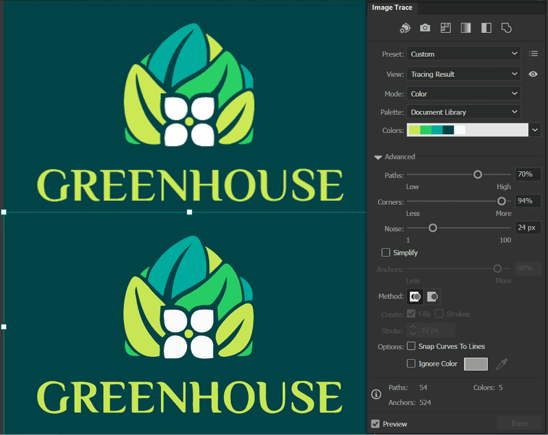Figure 14. Make further adjustments as needed and compare to the source image to make sure details match as closely as possible.