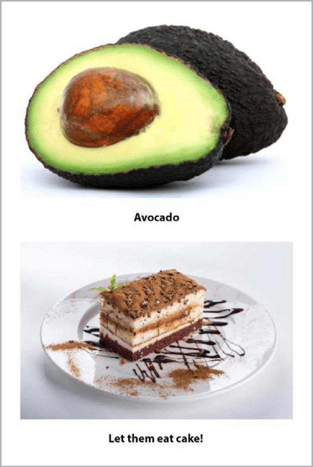Figure 2. Caption text frames with text the same distance from the image