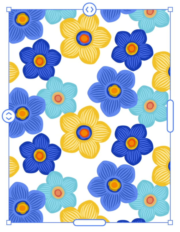 Figure 5. Repeating pattern field in Illustrator