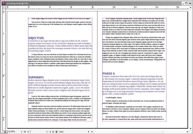 Side Line In Indesign Making Side Heads in InDesign