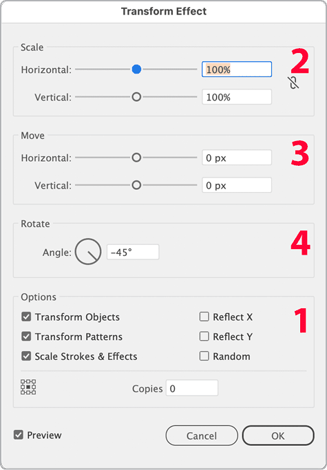 Figure 21. When it comes to the order of applying transformations, things couldn’t get more obscure.