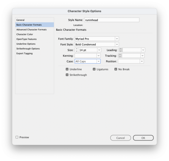 Fast Formatting with Nested Styles in InDesign