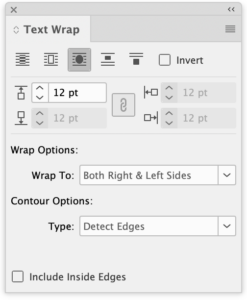 Padding Text Wrap Indesign Recipes for Applying—and Ignoring—Text Wrap in InDesign