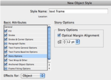 Hanging Punctuation with Optical Margin Alignment in InDesign