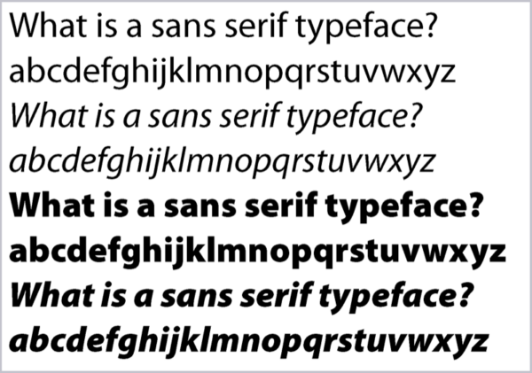 The Best Sans Serif Fonts