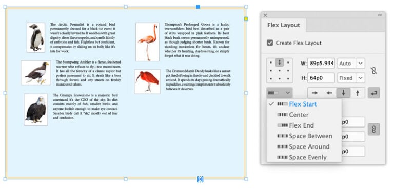 Getting Started with Flex Layout in InDesign