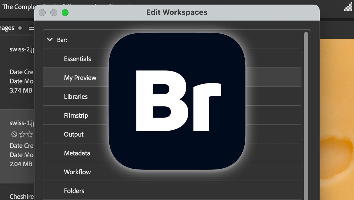 Bridge custom workspace