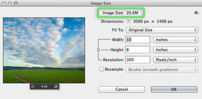 how big is the photoshop download