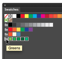 Illustrator Swatches panel