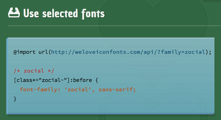 We Love Icon Fonts We Love Icon Fonts