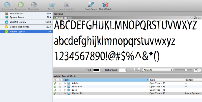 how to download synced typekit fonts