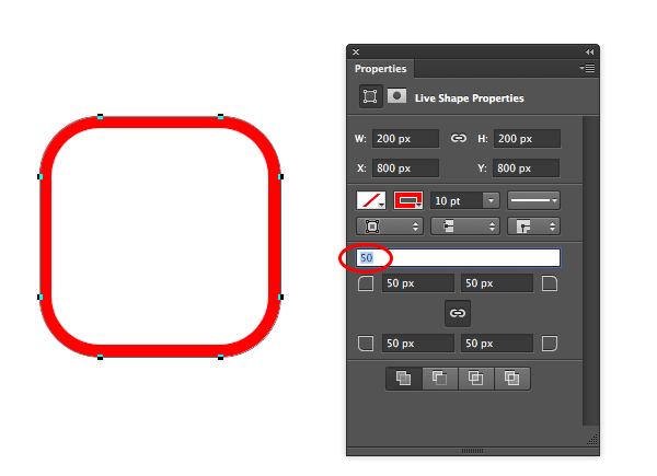 Rounded Rectangle Outline Photoshop