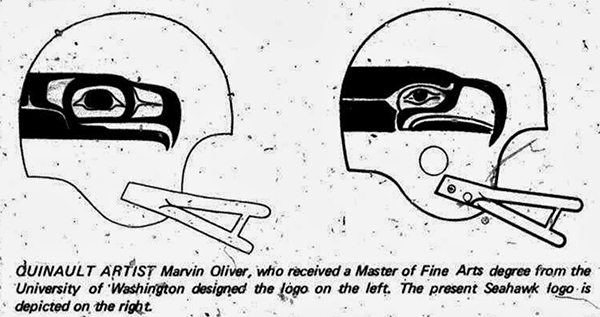 Inspiration for Seahawks logo visits Seattle with assist from