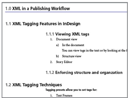 adobe indesign cs3 xml